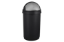 Roll Bullet Prullenbak 50L - Zwart