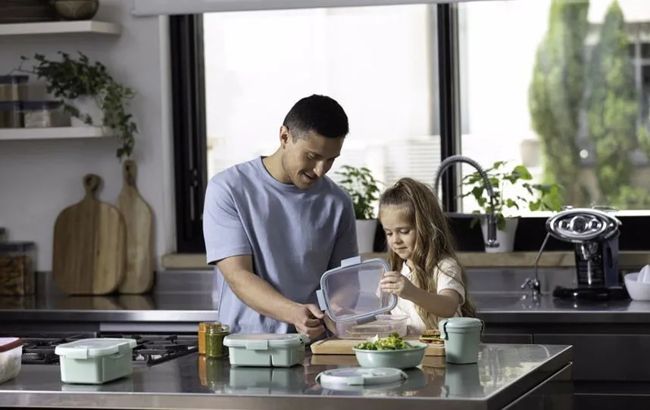 קופסת סמרט אקו מלבנית SMART ECO 1L - ירוק