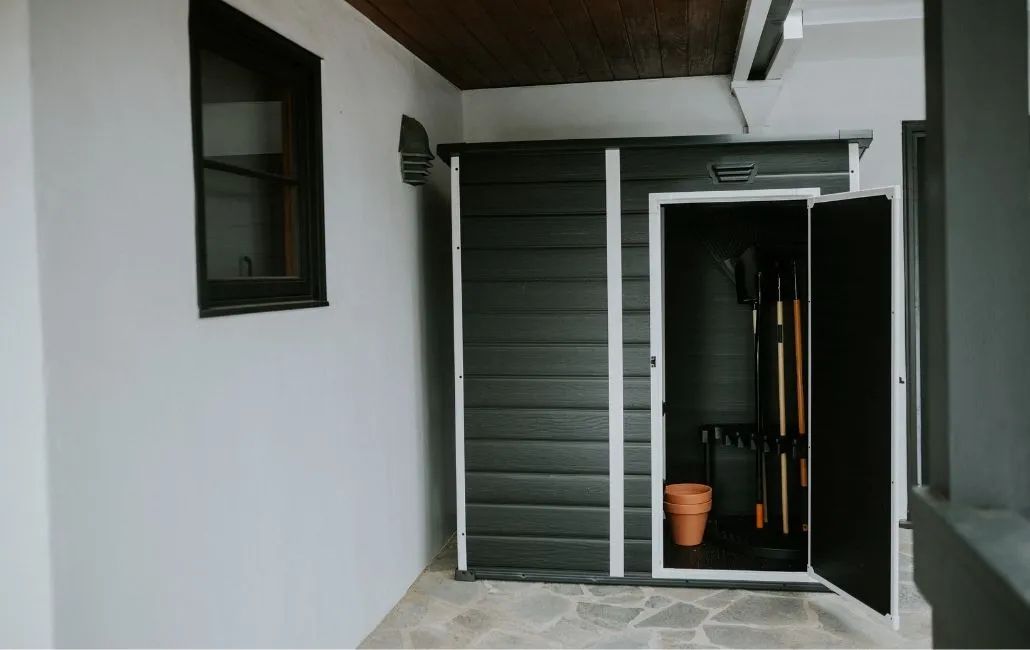 Essential Storage Shed - 6x4 Storage Shed Black - Keter Canada