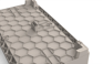 Armario bajo de exterior Groove - 98x45x80cm. - Beige