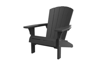 Troy Adirondack Gartenstuhl – 81x80x96,5 cm - Grau - Adirondack Stühle