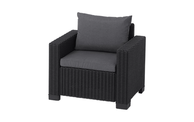 Fauteuil California - Set de 2 - Anthracite