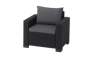 Fauteuil California - Set de 2 - Anthracite