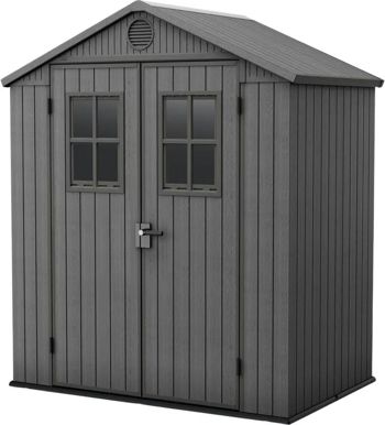 Darwin 64 Tuinhuis - 190x122x221cm - Grijs - Kleine Tuinhuizen