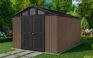 Abri de jardin Stronghold 1015 - 12,5 m2 - Marron Aspect Bois