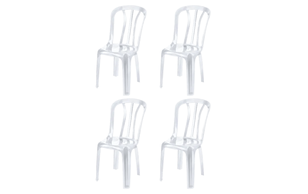 4 כיסאות קלאב - גרניט