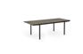 Mesa comedor de exterior Porto extensible 155–233x94x75 cm - Marrón