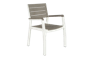 Pack de 2 sillas de exterior con reposabrazos Harmony - Capuchino