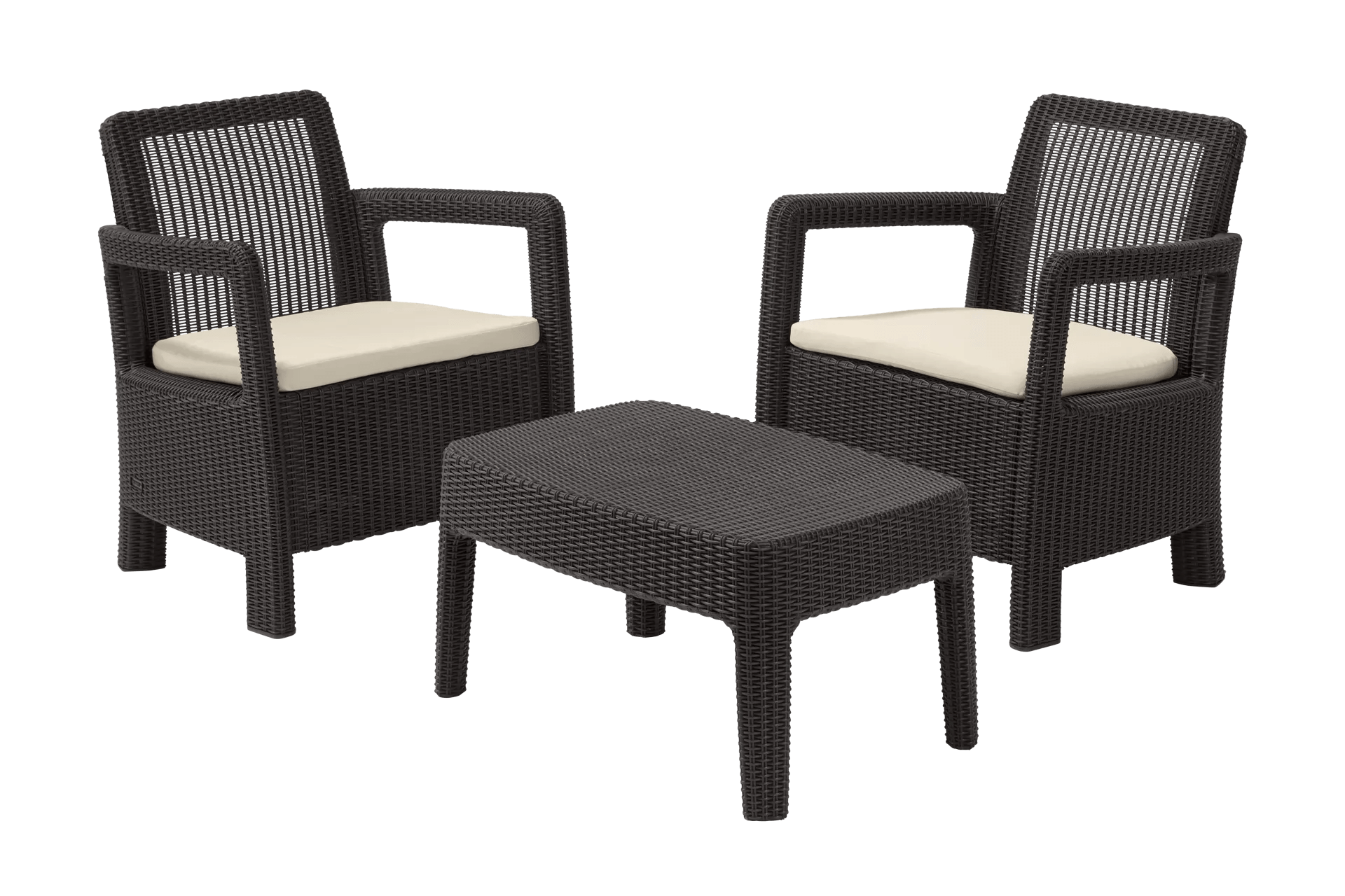 Conjunto de exterior de 2 plazas Tarifa - Marrón