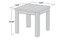 White Chaise Square Small Outdoor Side Table - Keter US
