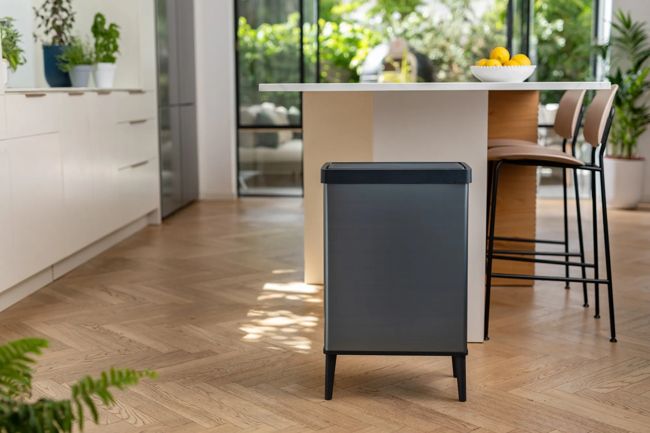 פח ורטו גבוה 54 ליטר - כחול פנינה