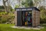 Signature Pine Brown Large Storage Shed - 9x7 Shed - Keter US