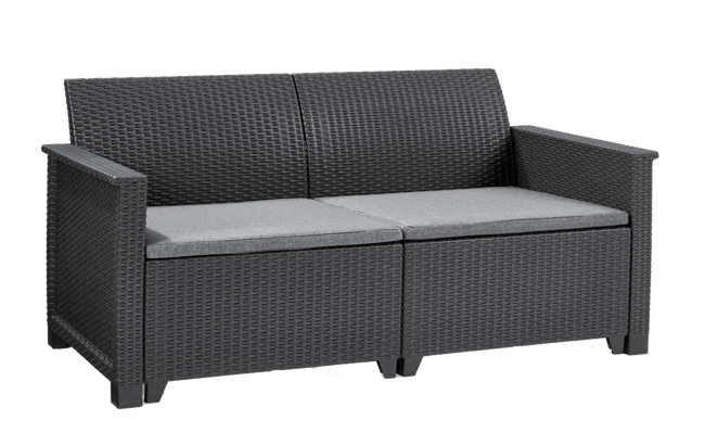 מערכת ישיבה אמה - אפור כהה