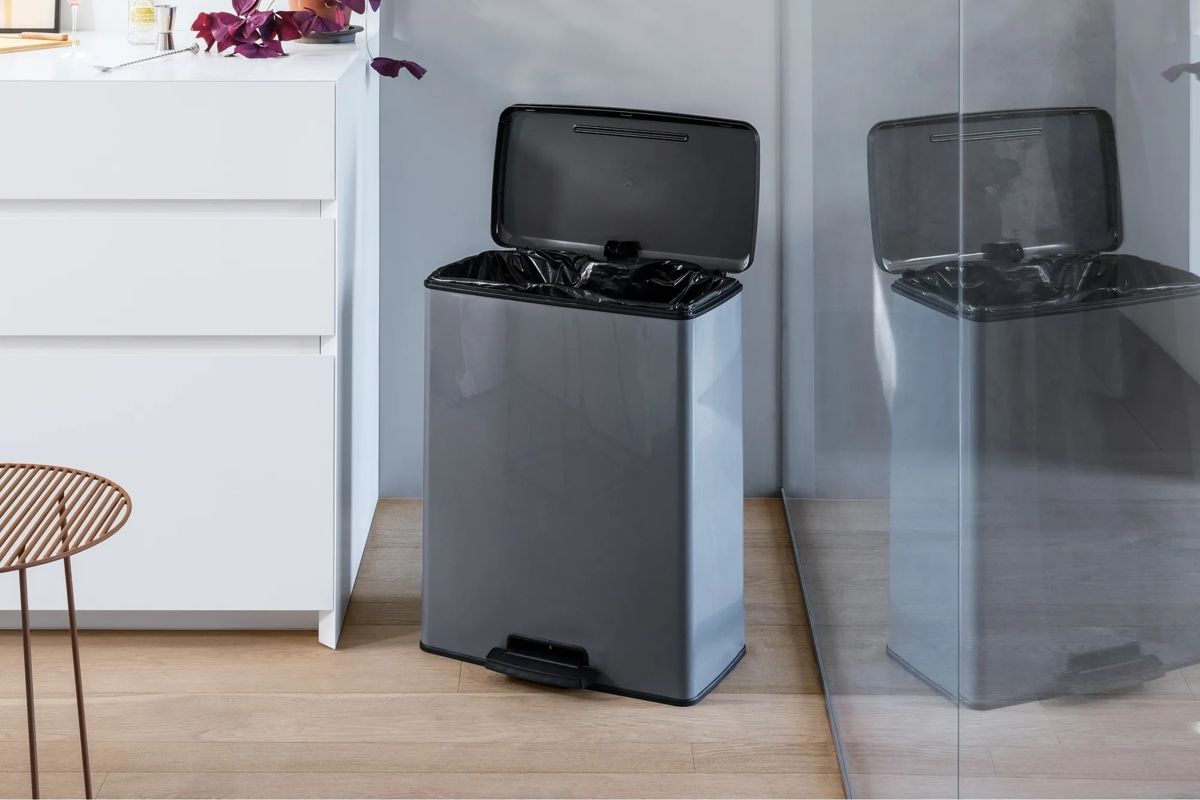 Decobin Prullenbak 65L - Grijs
