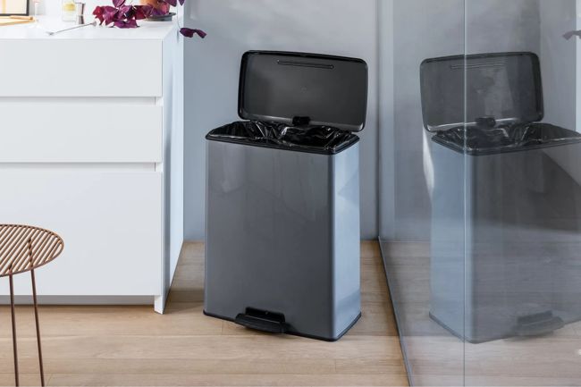 Decobin Prullenbak 65L - Grijs