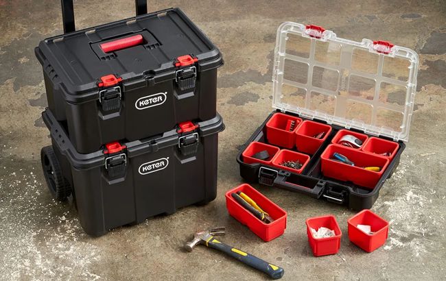 Stack & Roll System Tool Box Storage - Keter US