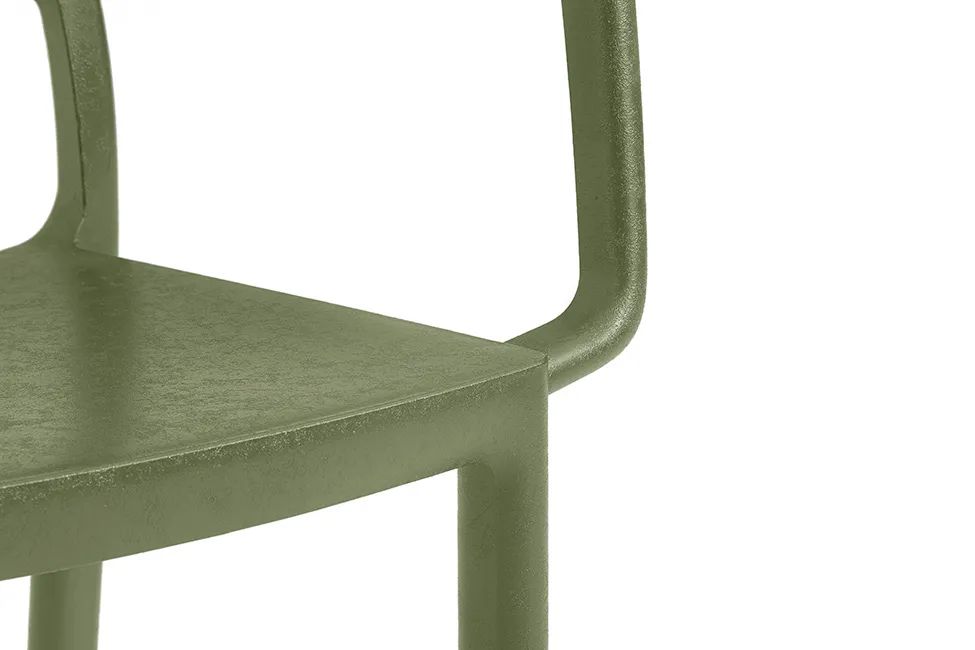 Metaline Chair, Set of 4 - Olive Green