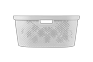 Infinity Dots Wasmand 40L - Wit