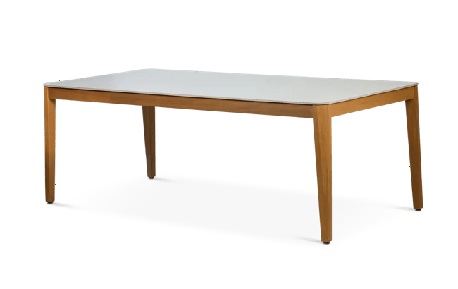 שולחן אוכל ספיר - לבן-קרם