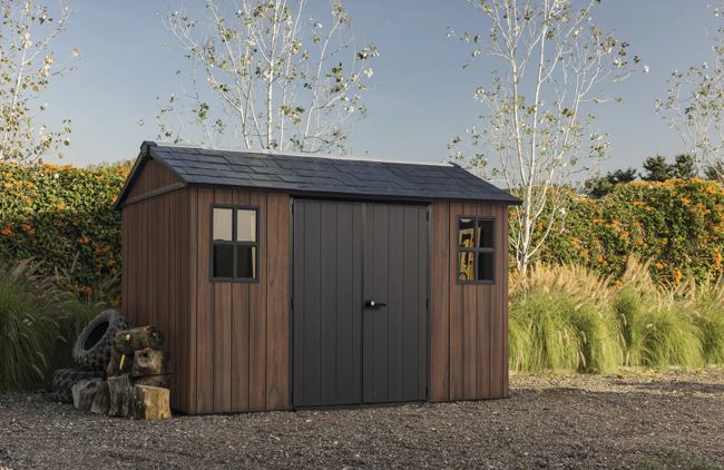 Signature Apex Shed 11x7.5ft - Rosewood