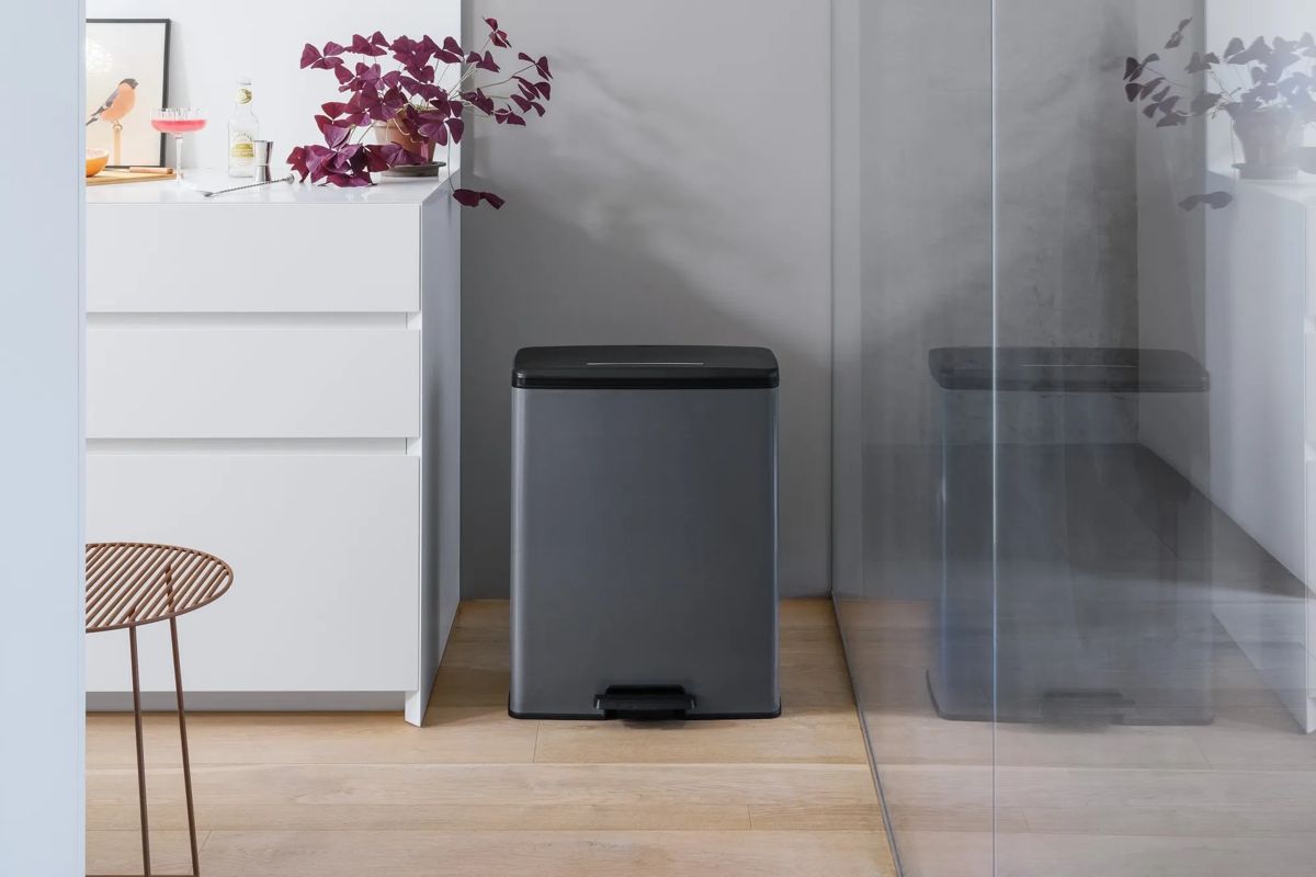 Decobin Duo Prullenbak 26L+26L - Grijs