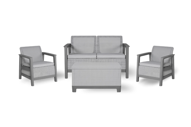 Scandi Linea 4-zitter Loungeset