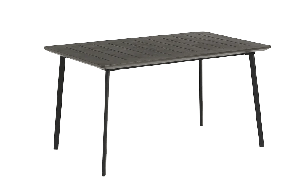 Mesa comedor de exterior Metalea - 146X87X75 cm - Bronce
