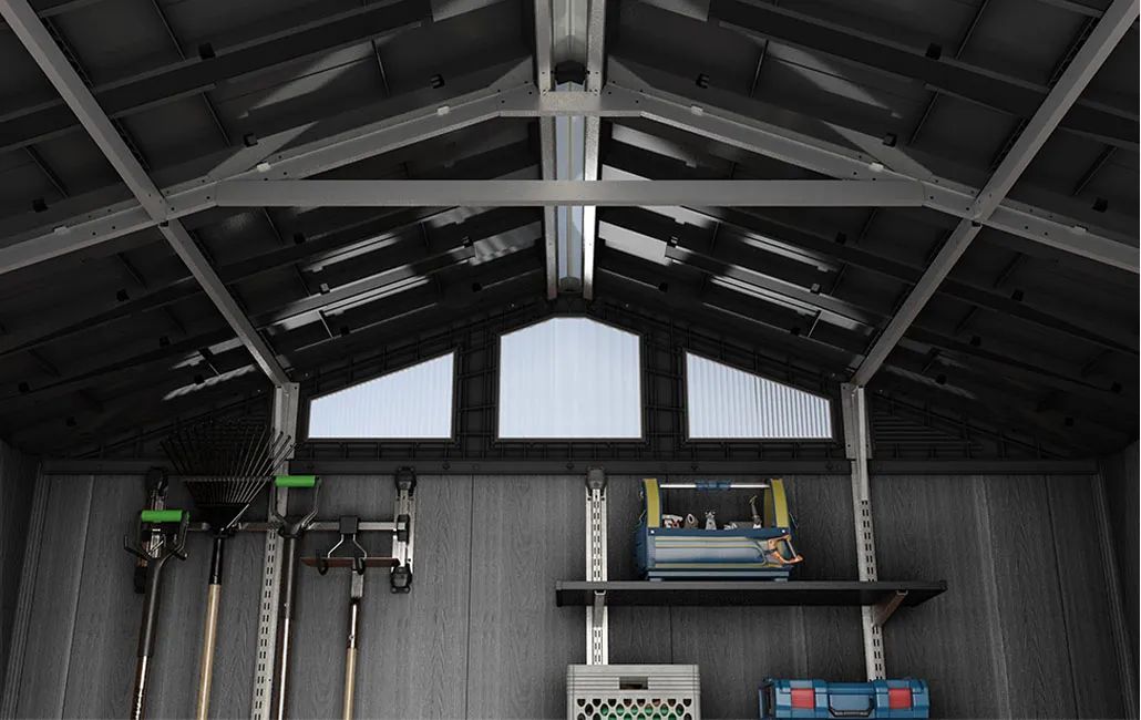 Stronghold 10x8 Shed - Grey