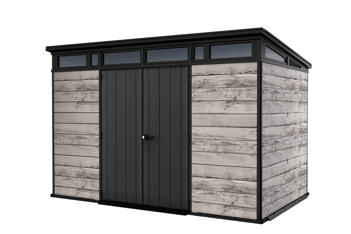 Signature Coastal Grey Large Storage Shed - 11x7 Shed - Keter US