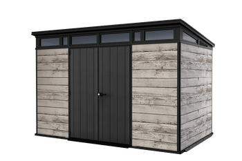Signature 11x7 Storage Shed - Coastal Grey - Large Sheds