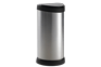 Decobin Push Prullenbak 40L - Zilver