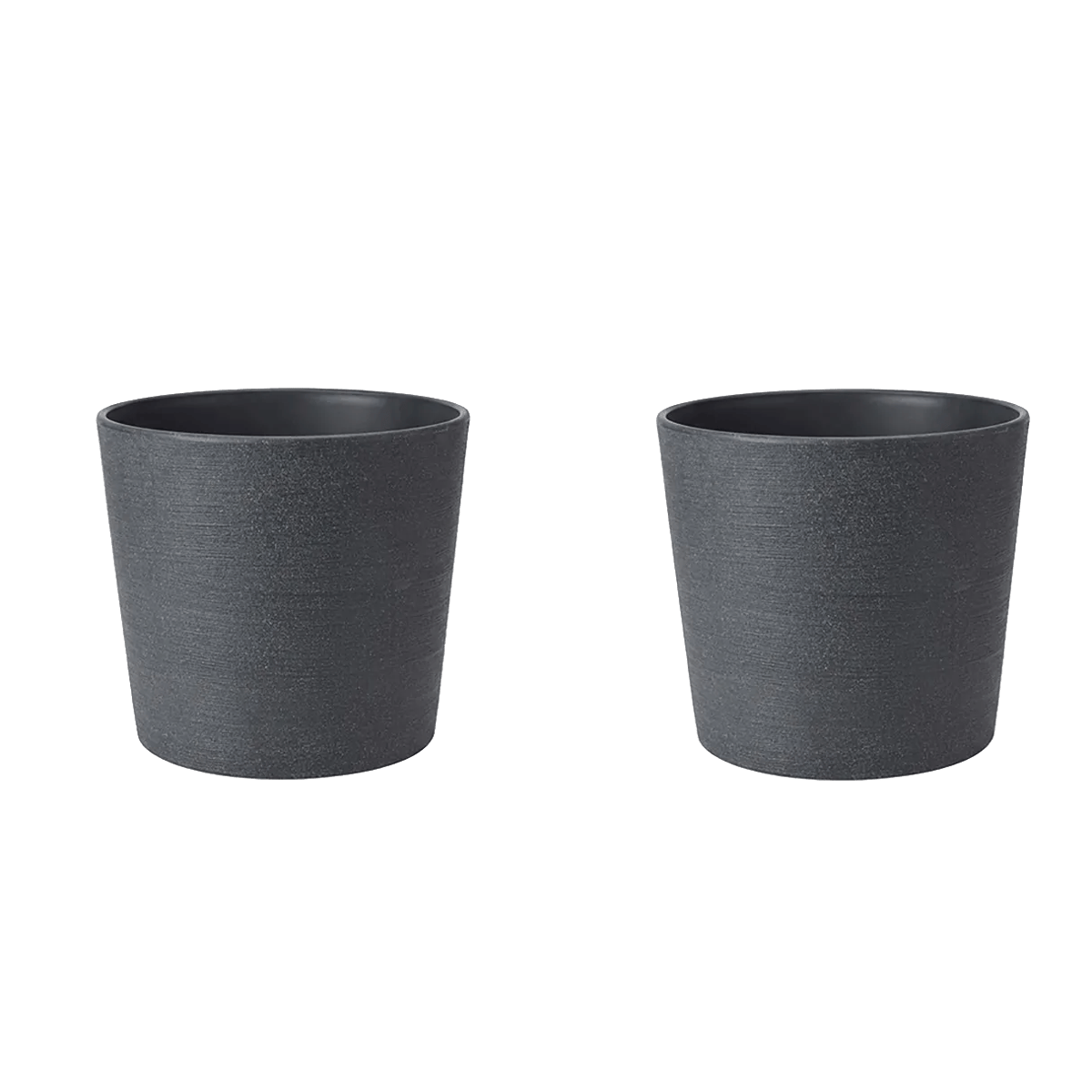 Varese Low Planter 40cm Set of 2 - Millstone Grey