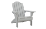 Kiawah Gray Outdoor Adirondack Chair - Keter US