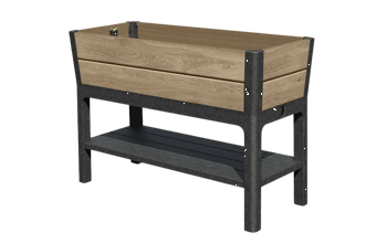 Signature 29 Gallon Elevated Garden Bed - Ashwood Brown - Garden Beds