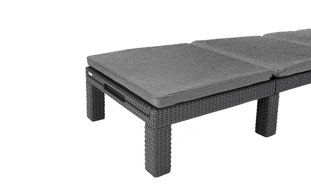 Chaise longue Daytona Deluxe - Graphite