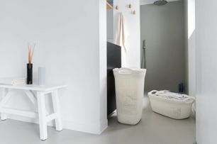Knit Wasmand 40L - Wit - Wasmanden