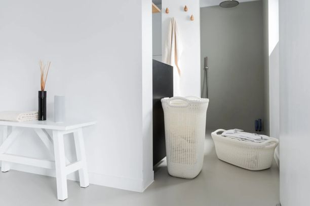 Knit Wasmand 40L - Wit - Wasmanden
