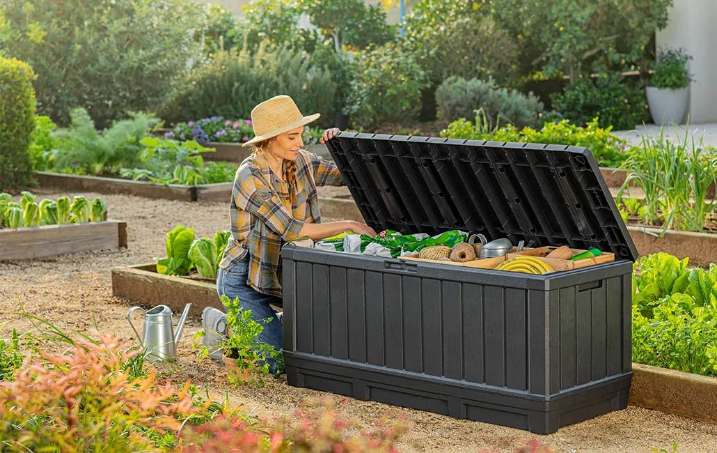 92 Gallon Deck Box Kentwood Storage Box Brown - Keter Canada