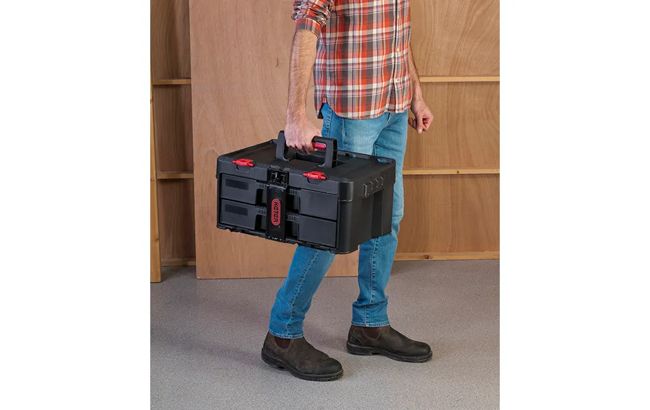 2-Drawer Stack and Roll Tool Storage Box - Keter US