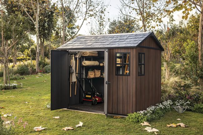 Signature Apex Shed 9x7.5ft - Rosewood