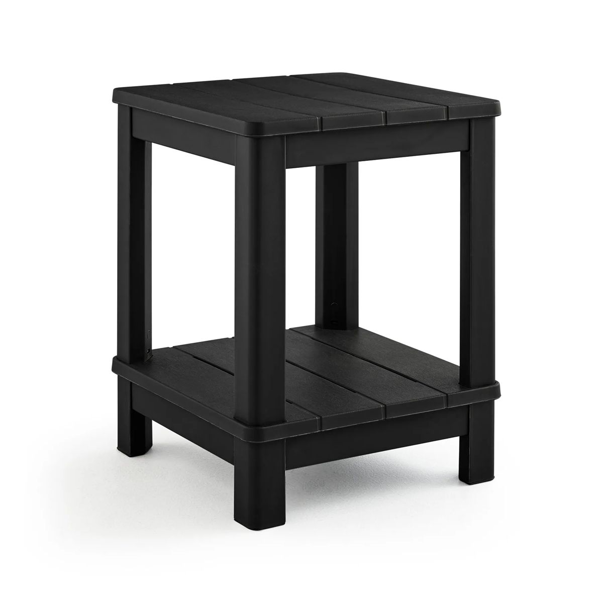 Deluxe Adirondack Two Tier Side Table - Black - Keter US