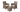 Conjunto de exterior de 2 plazas Iowa - Capuchino - Conjunto de sillas y mesa