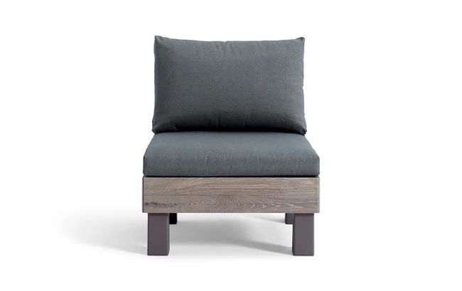 Sillón individual de exterior de 1 plaza Elements - Marrón