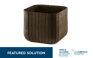 Set 2x Macetero Polyal Wood Planter - 40x40x40 cm y 50L