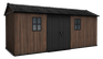 Signature Apex Shed 17x7.5ft - Rosewood