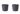 Varese Low Planter 40cm Set of 2 - Millstone Grey