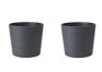 Varese Low Planter 40cm Set of 2 - Millstone Grey
