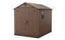 Darwin Brown Medium Storage Shed - 6x8 Shed - Keter US