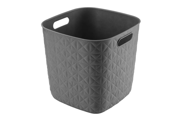 Softex Opbergmand Cube 15L - Antraciet - Opbergen