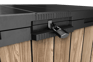 Store-It-Out Signature Storage Shed - Oak Brown